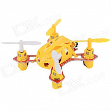 Wltoys V282 Mini 4-CH 2.4GHz Radio Control R/C Flying Saucer w/ Gyro - Yellow