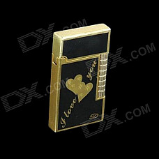 Z505 Aluminum Alloy Gas Butane Jet Lighter - Black + Yellow