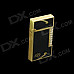 Z505 Aluminum Alloy Gas Butane Jet Lighter - Black + Yellow