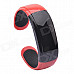 NEJE NJ-010 Smart Bluetooth V3.0 Bracelet Watch w/ Answer Call / Music Player - Black + Red