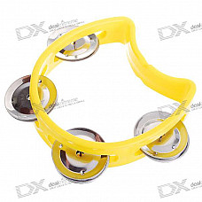 Hard Plastic Tambourines (Color Assorted)