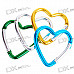 Aluminum Alloy Heart Shaped Carabiner Clip (Assorted Color)