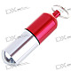 Aluminum Alloy Pill Shaped Keychain (Assorted Color)