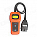 OBDII/EOBD2 Memo Scanner Accurate Fault Code Reader Car Diagnostic Tool - Orange + Black