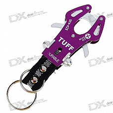 Aluminum Alloy Keychain - Middle (Color Assorted)