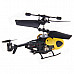 QS5026 3.5-CH Micro Infrared Indoor Remote Control R/C Helicopter w/ Gyro - Yellow + Black (4 x AA)