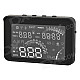 S05 4'' LCD HUD Head-up Display System w/ Speedometer / OBD II Cable for Car - Black