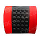 Car Electric Massage Cushion / Lumbar Posture Support Cushion / Pillow - Red + Black