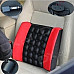 Car Electric Massage Cushion / Lumbar Posture Support Cushion / Pillow - Red + Black