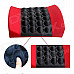 Car Electric Massage Cushion / Lumbar Posture Support Cushion / Pillow - Red + Black