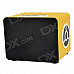 HY HY-3033 3W Touch Speaker w/ Mini USB / USB 2.0 / 3.5mm / TF / FM - Yellow + Black + White