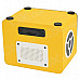 HY HY-3033 3W Touch Speaker w/ Mini USB / USB 2.0 / 3.5mm / TF / FM - Yellow + Black + White