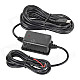 5V 1.5A Mini USB Port Power Cord w/ Low-Voltage Protection for Car DVR / GPS - Black (11~36V)