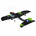 Dolphin-9101 2-CH Remote Control EPP Airplane Glider Model Toy - Green + Black