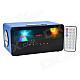 HY HY-3030 3W Touch Speaker w/ Mini USB / USB 2.0 / 3.5mm / TF / FM - Black + Blue