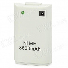3600mAh Direct Charge USB Battery Pack for XBox 360