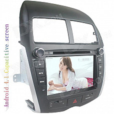 LsqSTAR 8" Android4.1 Capacitive Screen Car DVD Player w/ GPS WiFi SWC Canbus AUX for Mitsubishi ASX