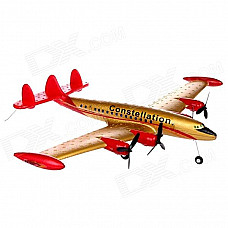 STAR-9001 EPP Foam R/C Airplane Glider - Gold + Red