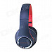 OYK OK-8808 3.5mm Wired Stereo Headband Headphone w/ Microphone - Red + Black