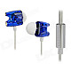 TTPOD T1-Enhanced High Quality 3.5mm Hi-Fi In-Ear Earphone - Blue + Silver + White