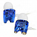 TTPOD T1-Enhanced High Quality 3.5mm Hi-Fi In-Ear Earphone - Blue + Silver + White