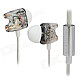 TTPOD T1-Enhanced High Quality 3.5mm Hi-Fi In-Ear Earphone - Transparent + Silver