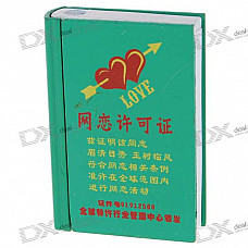 Refillable Book Shaped Lighter (Green)