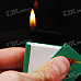 Refillable Book Shaped Lighter (Green)