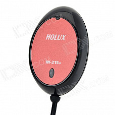 Holux 215+ Waterproof GPS Glonass Satellite Receiver - Dark Red + Black