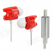 TTPOD T1-Enhanced High Quality Hi-Fi 3.5mm In-Ear Earphone Red + Silver + White