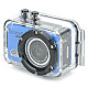 MO.MAT CAM F39 0.65'' LCD 120' Wide Angle 5.0MP 1/3'' CMOS 1080P Full HD Sport Camera - Blue