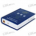 Refillable Book Shaped Lighter (Dark Blue)