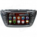 LsqSTAR 8" Touch Screen 2-Din Car DVD Player w/ GPS FM RDS BT SWC iPod 6CDC AUX for Suzuki SX4 2014