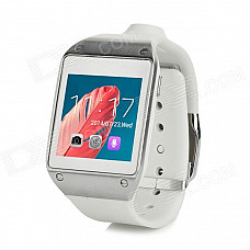 JNF JNF-W-1 Android 4.2.2 Dual-core Watch Phone w/ 1.6" Screen, Wi-Fi, GPS, ROM 4GB - Grayish White