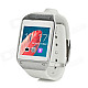 JNF JNF-W-1 Android 4.2.2 Dual-core Watch Phone w/ 1.6" Screen, Wi-Fi, GPS, ROM 4GB - Grayish White