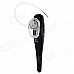ZZ LE01 Bluetooth V4.0 Earhook Headset w/ Microphone / Voice Dial / Answer - Black + Golden