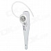 ZZ LE01 Bluetooth V4.0 Earhook Headset w/ Microphone / Voice Dial / Answer - Champagne + Silver