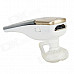 ZZ LE01 Bluetooth V4.0 Earhook Headset w/ Microphone / Voice Dial / Answer - Champagne + Silver