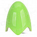 Yayusi A520 Fashion 6W USB Speakers w/ Light - Green + White (2 PCS)