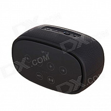 Kemico 3D Pro Hi-Fi Multimedia Portable NFC Subwoofer Bluetooth V4.0 + EDR Speaker w/ TF - Black