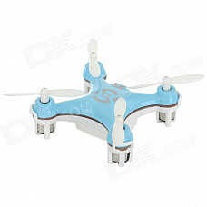 CHEERSON CX10 Mini 4-CH IR Remote Control Quadcopter w/ Gyro - Blue + White (2 x AAA)