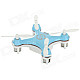 CHEERSON CX10 Mini 4-CH IR Remote Control Quadcopter w/ Gyro - Blue + White (2 x AAA)