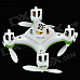 CHEERSON CX10 Mini 4-CH IR Remote Control Quadcopter w/ Gyro - Green + White (2 x AAA)