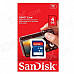 SanDisk 4GB Class 4 SDHC Flash Memory Card- SDSDB-004G