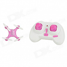 CHEERSON CX10 Mini 4-CH IR Remote Control Quadcopter w/ Gyro - Pink + White (2 x AAA)