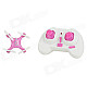 CHEERSON CX10 Mini 4-CH IR Remote Control Quadcopter w/ Gyro - Pink + White (2 x AAA)