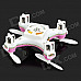 CHEERSON CX10 Mini 4-CH IR Remote Control Quadcopter w/ Gyro - Pink + White (2 x AAA)