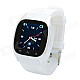 CHEERLINK M26 1.47" Touch Screen Bluetooth V3.0 Smart Phone Watch w/ SMS / Alarm / Pedometer - White