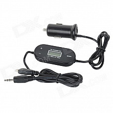 Bestphone 1101micro 0.7" Screen Car FM Transmitter for Samsung / HTC / Android Phones - Black