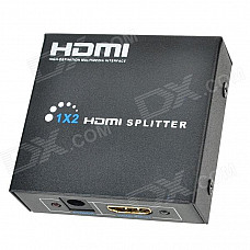1-In 2-Out 4K x 2K 3D HDMI Splitter - Black